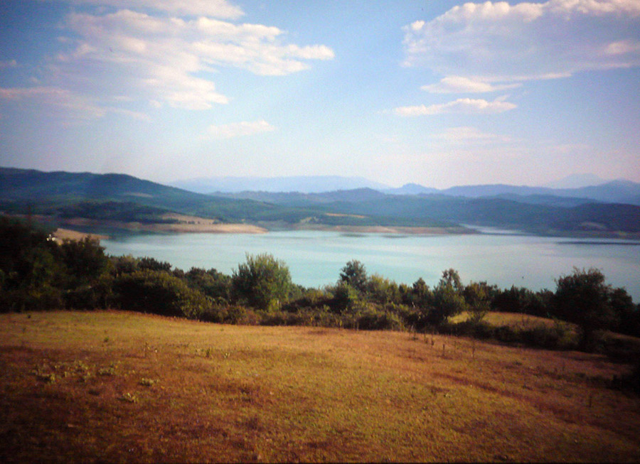 Ulza Reservoir, Albanien.