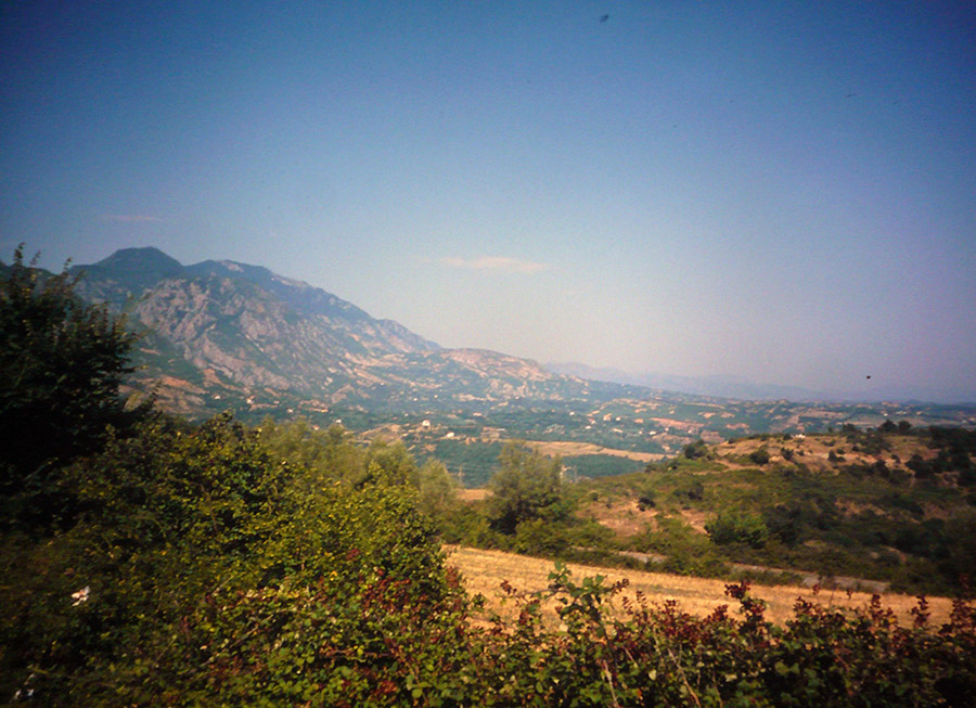 Entlang der SH6 zwischen Burrel und Bulqizë, Albanien.