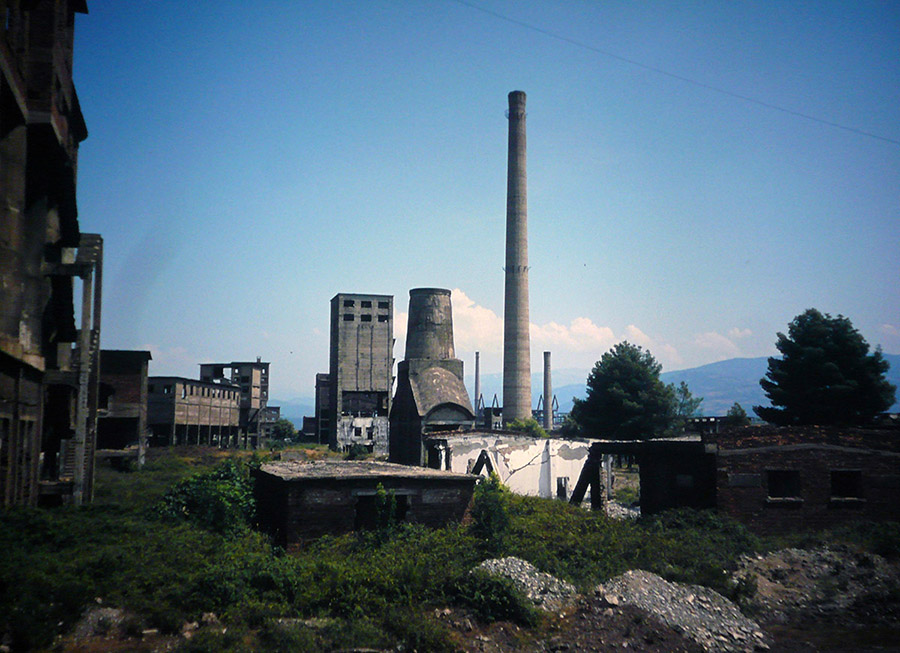 Stahlwerk Elbasan, Albanien.