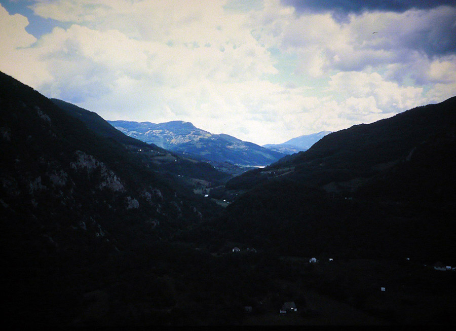 Blick vom Žljeb-Pass, Montenegro.