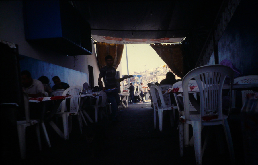 Fischrestaurant im alten Hafen.